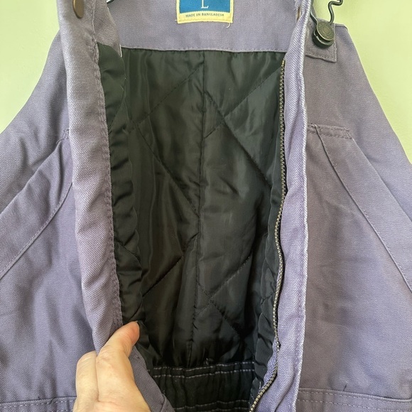 Blue Mountain Kids Canvas Bib Chore Overalls Quilted Insulated Durable Y14-16 - Picture 6 of 15